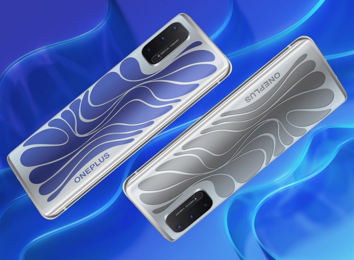 Conceito do OnePlus 8T mostrou traseira com desenho que muda de cor