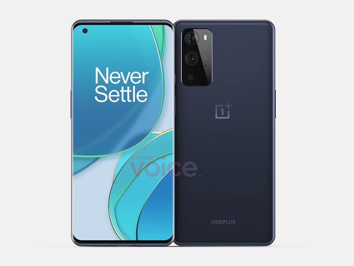 Renderização do novo OnePlus 9 Pro