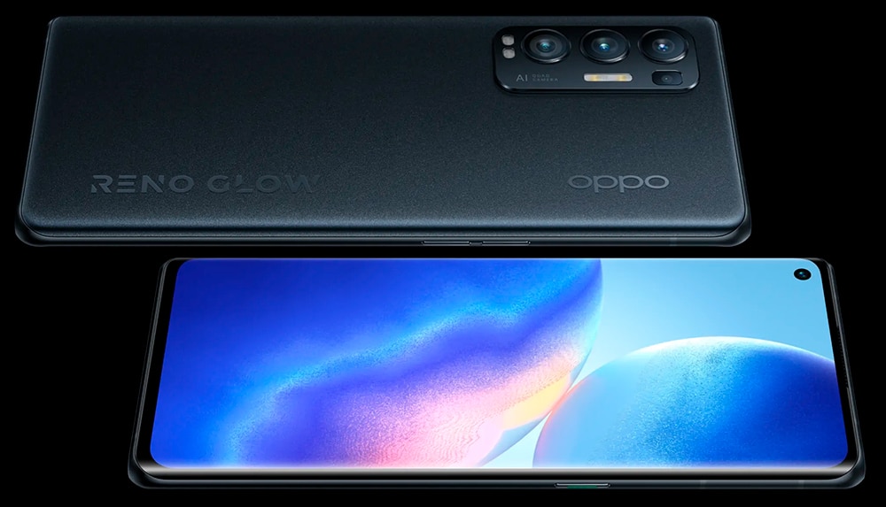 Novo smartphone da Oppo em versão preta (Floating Night Shadow)