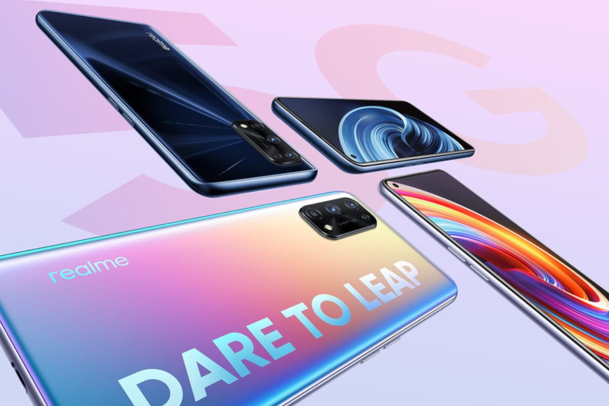 Imagens dos celulares Realme X7 Pro que receberam teaser de lançamento