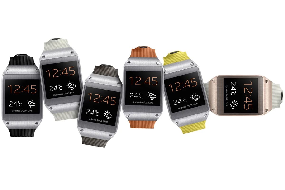Samsung Galaxy Gear não receberá mais suporte Smartwatches Galaxy Gear em um fundo branco (Divulgação: Samsung)