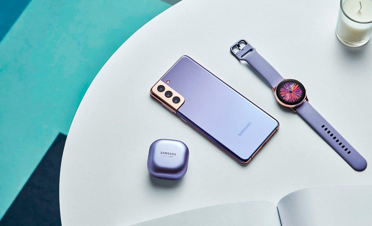 Samsung lança carregador sem fio duo junto com novos Galaxy S21. Divulgação: Samsung