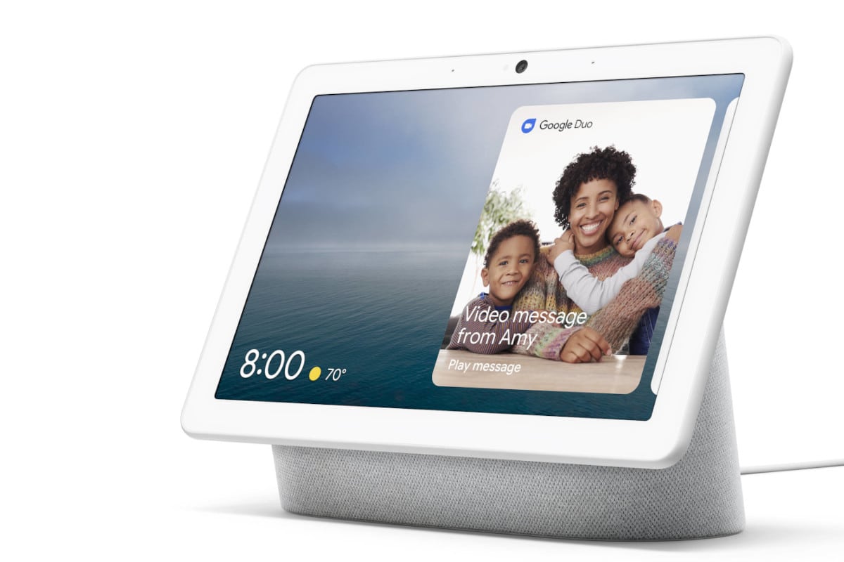 Imagem do Google Nest Hub que pod vir com Soli e Zigbee