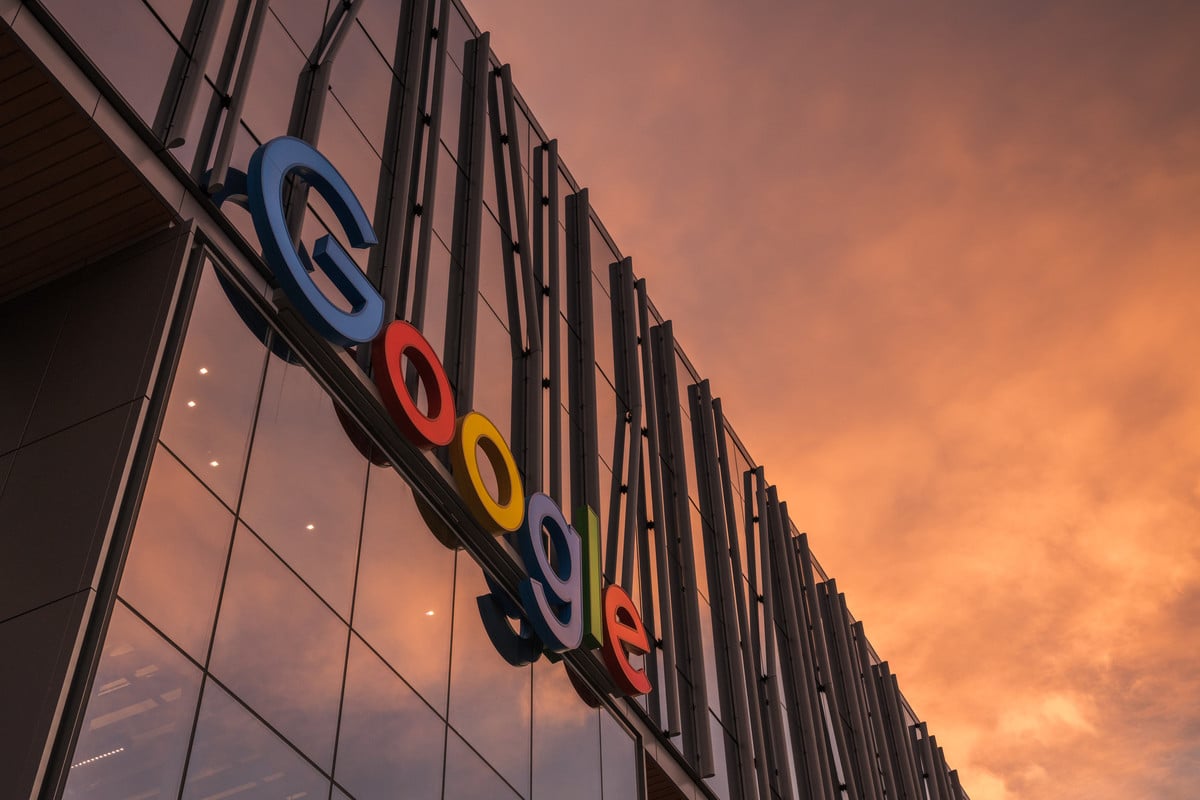 Foto de prédio do Google que foi criticado pelo sindicato por sua postura em relação ao Trump