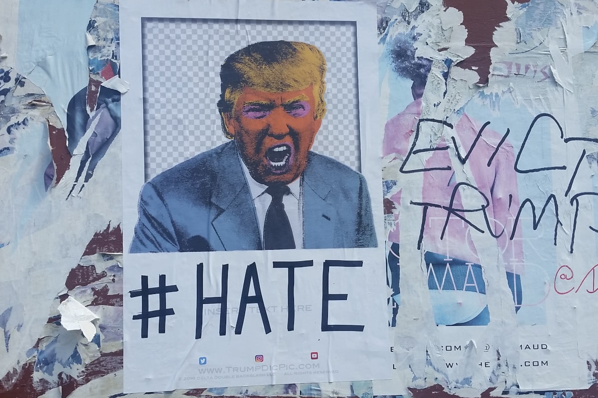 Foto de Trump que tentou entrar no Parler como Pessoa X