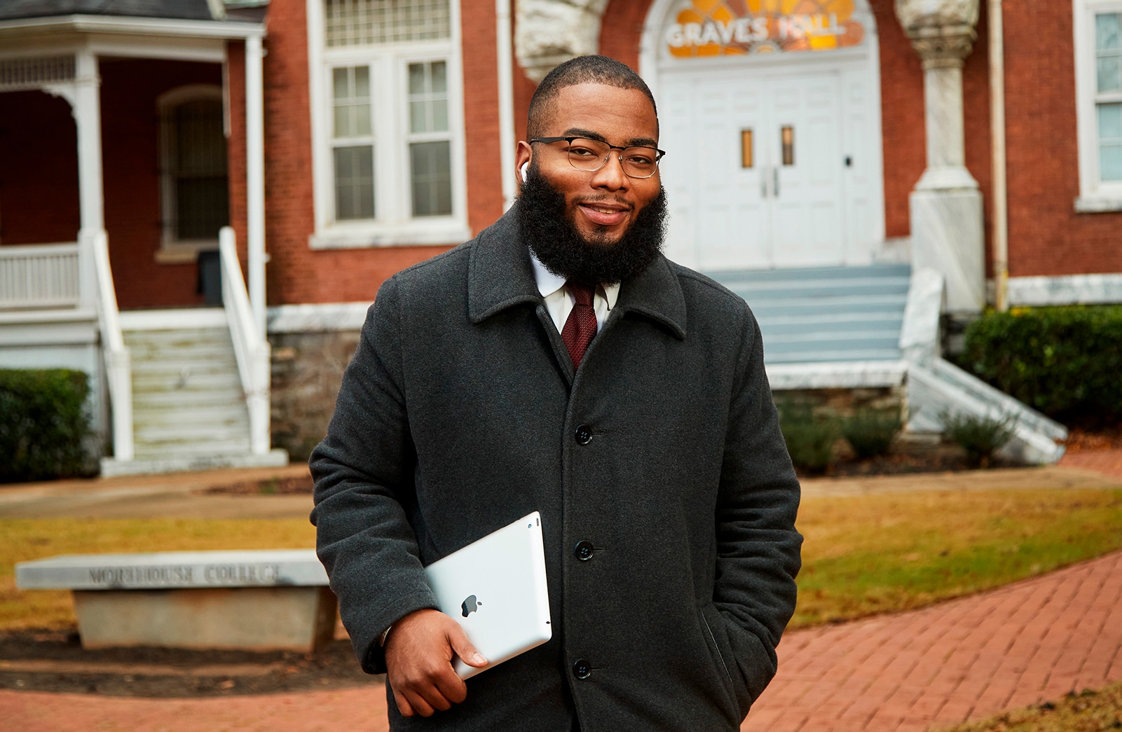 Jared Bailey, do Morehouse College, um dos parceiros da Apple a se beneficiarem doPropel Center.