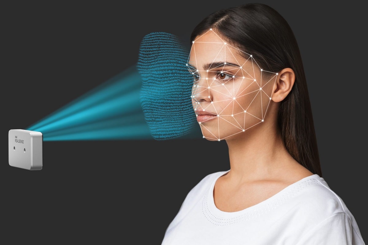 Imagem promocional da Intel para o RealSense ID