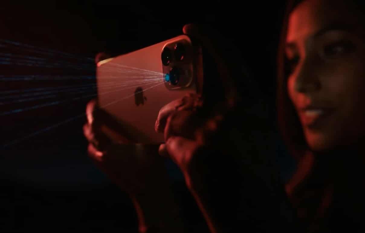 iPhone com scanner LiDAR