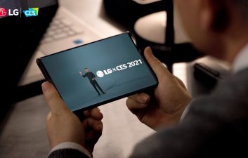 LG traz teaser do seu extensível LG Rollable na CES 2021