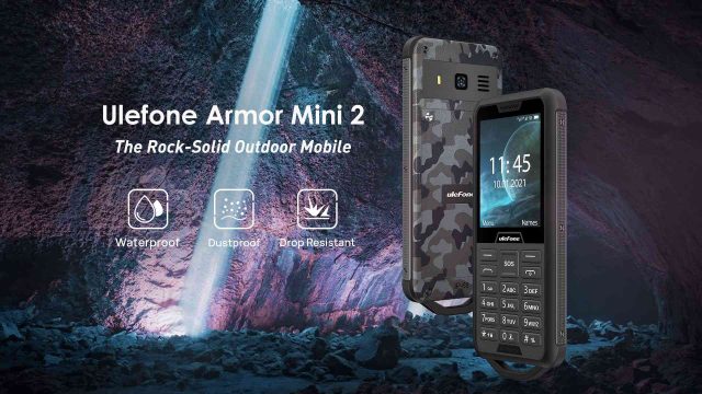 Ulefone lança celular super-resistente Armor Mini 2
