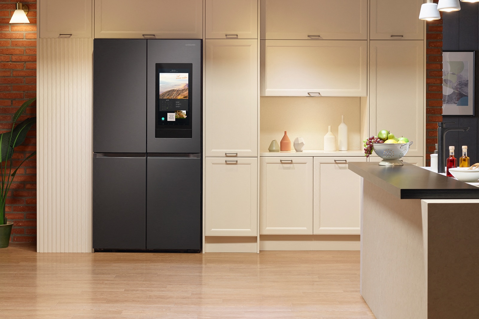 Geladeira da Samsung com suporte a SmartThings Cooking e Family Hub