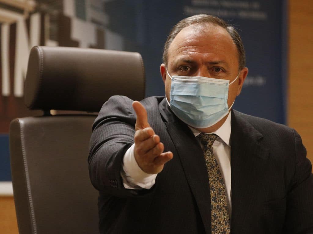 Ministro da Saúde Eduardo Pazuello insiste em teoria de tratamento precoce do coronavírus. Tese não tem comprovação científica. Foto: Tânia Rêgo/Agência Brasil