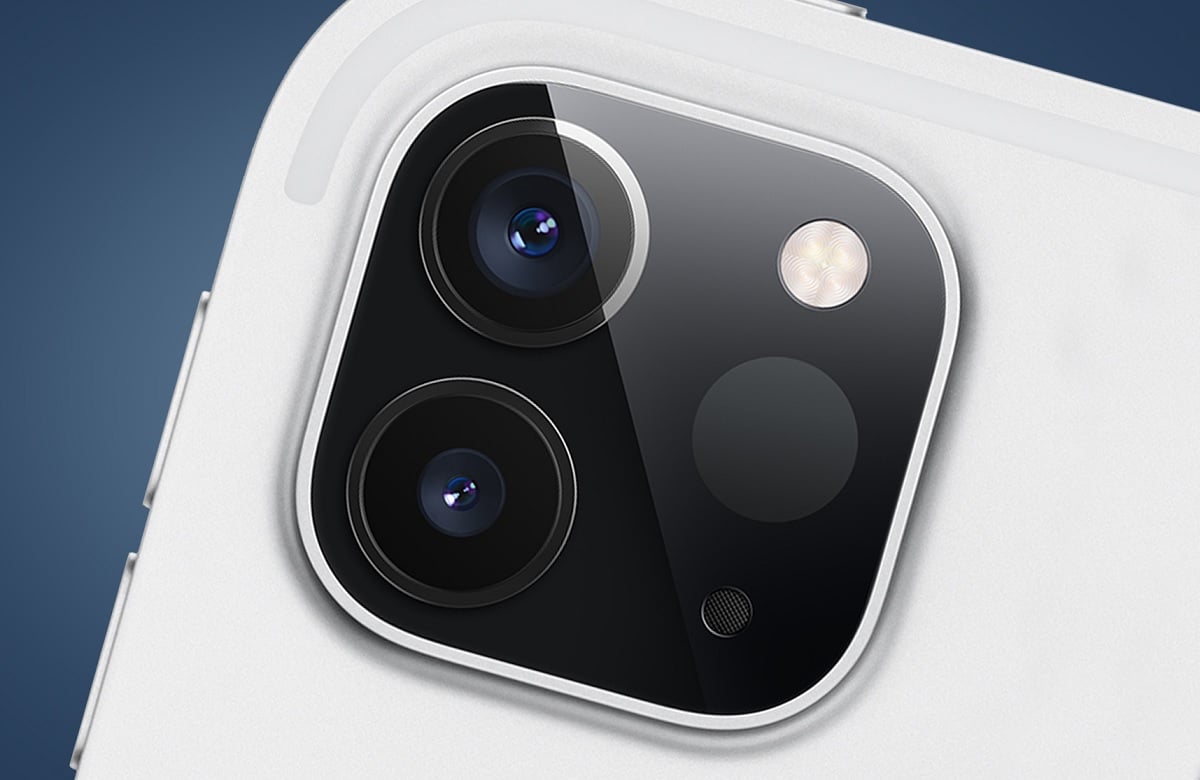 Detalhe do sensor de escaneamento LiDAR, da Apple