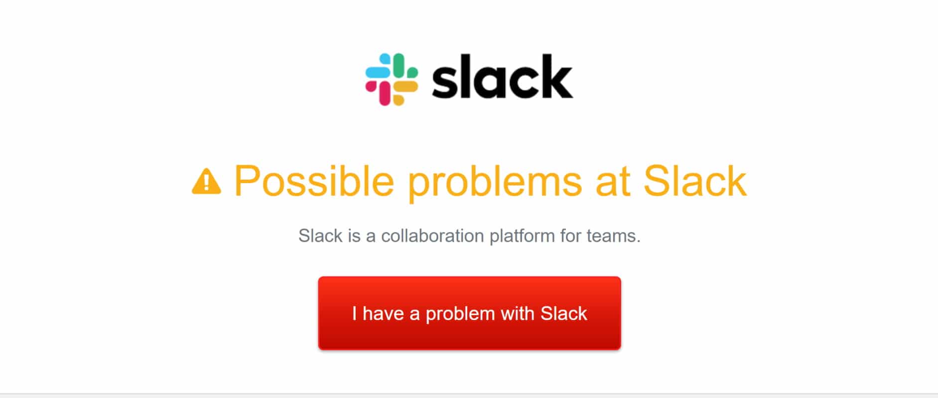 Slack apresentou instabilidades em várias partes do mundo no primeiro dia útil de 2021