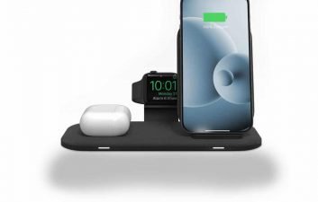 Base da Mophie carrega iPhone, AirPod e Apple Watch ao mesmo tempo