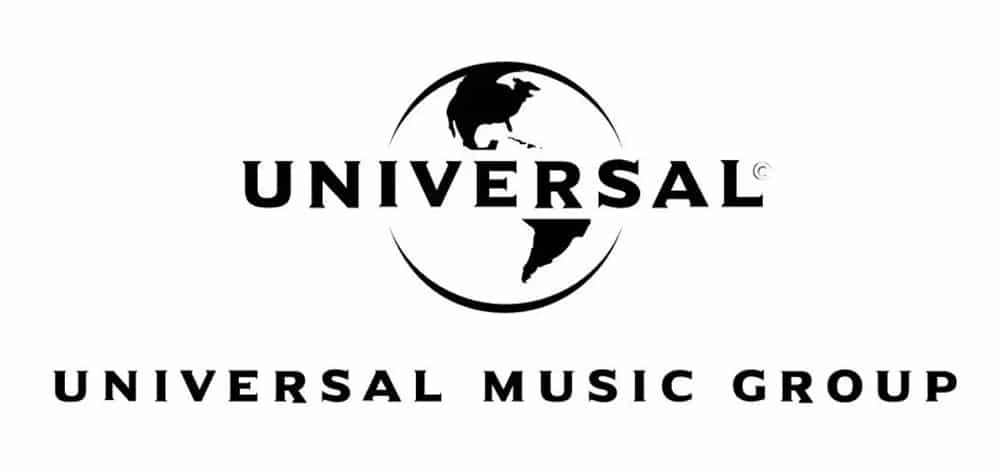 Logo da Universal Music em um fundo branco