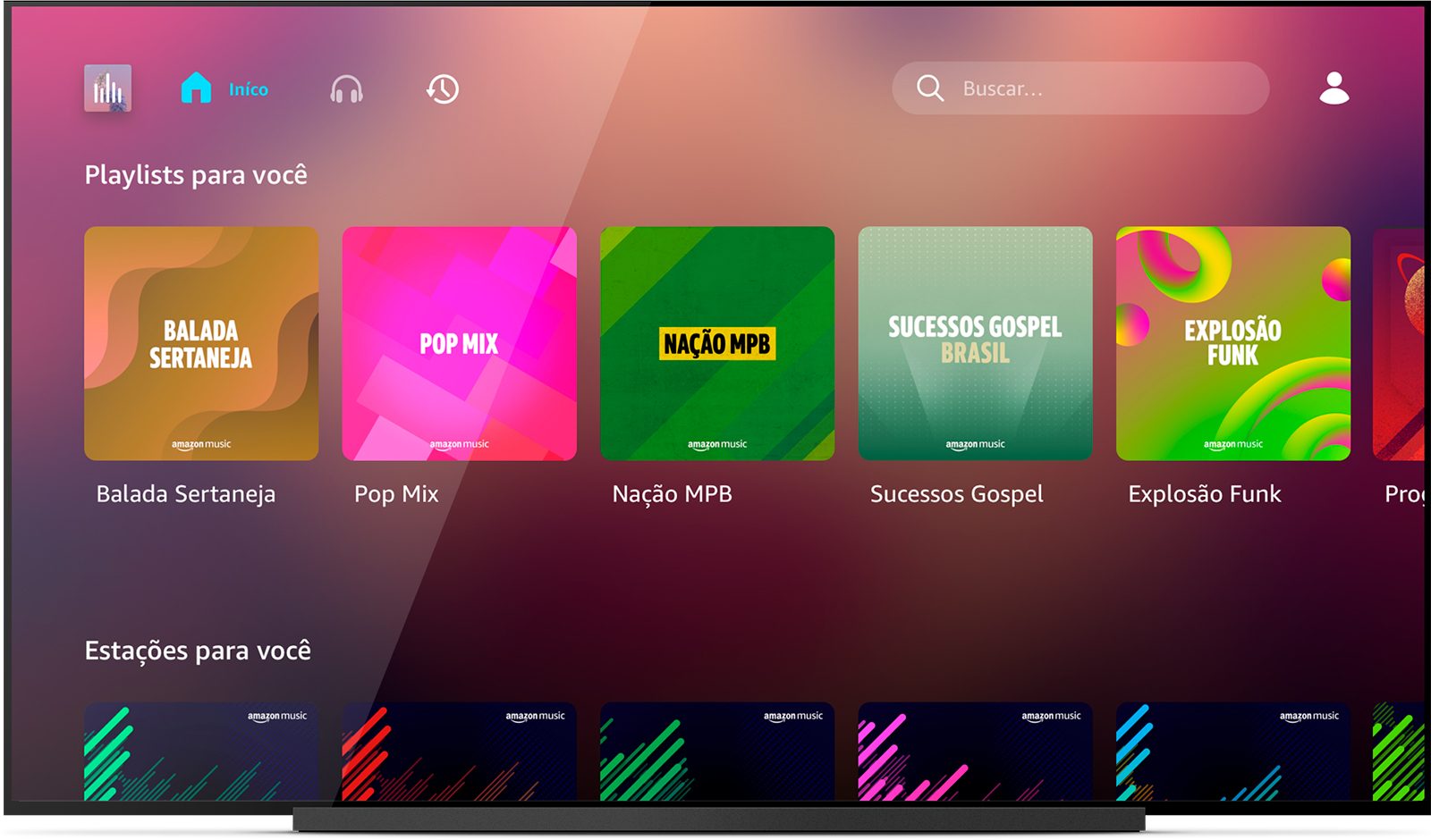 Amazon Music no Android TV