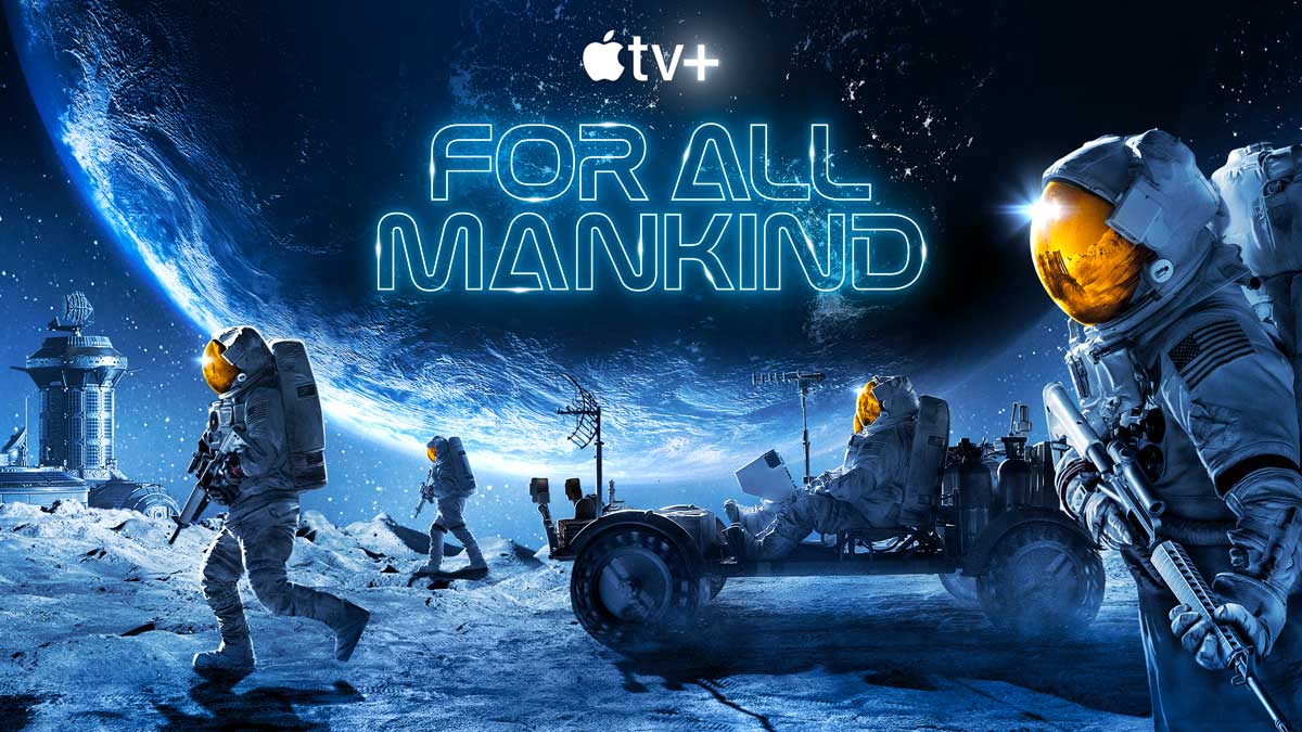 poster promocional da série da apple for all mankind