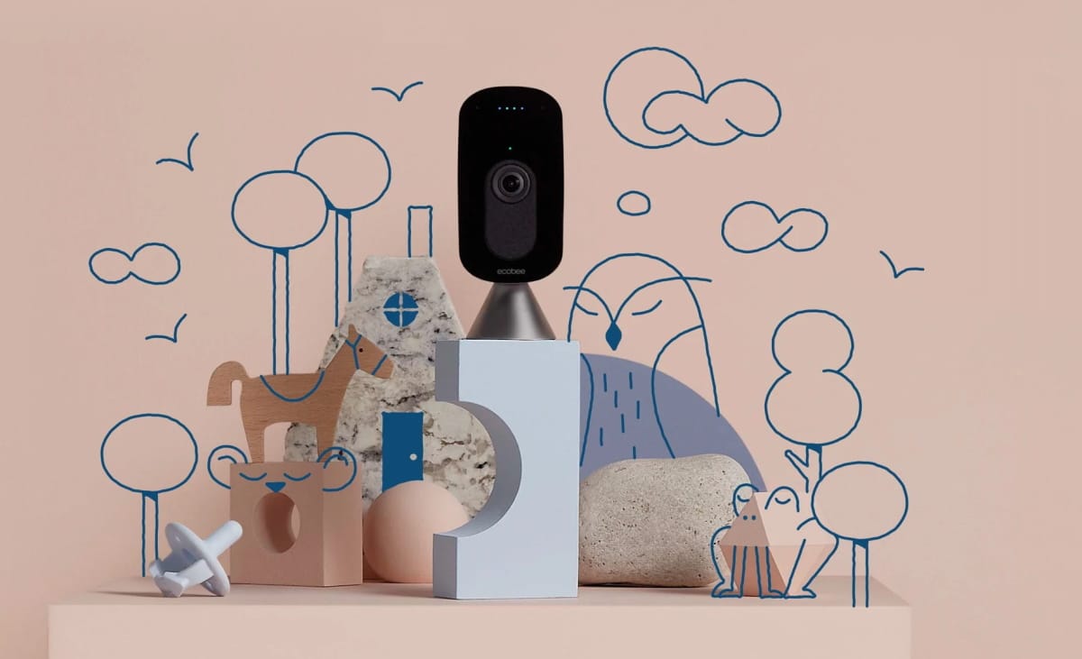 Câmera inteligente lançada pela Ecobee agora tem recurso que permite monitoramento de bebês por streaming de áudio no celular