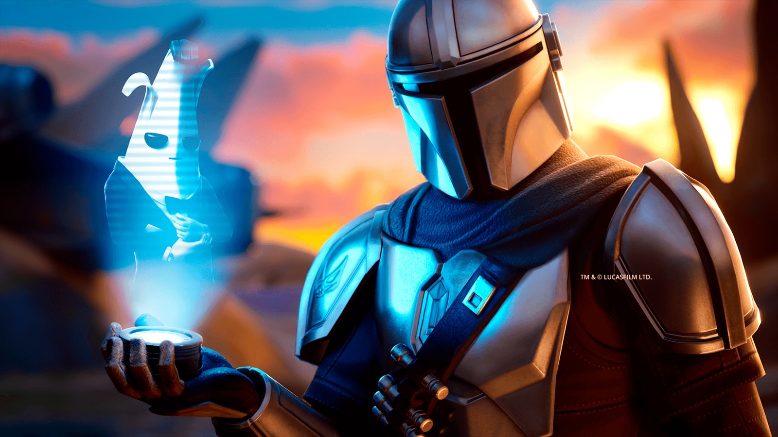 Caçada do Mando no Fortnite