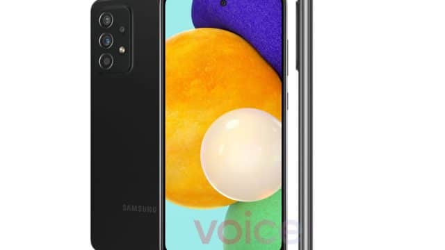 Imagem mostra Galaxy A52, que teve configurações vazadas tanto da versão 4G quanto da 5G