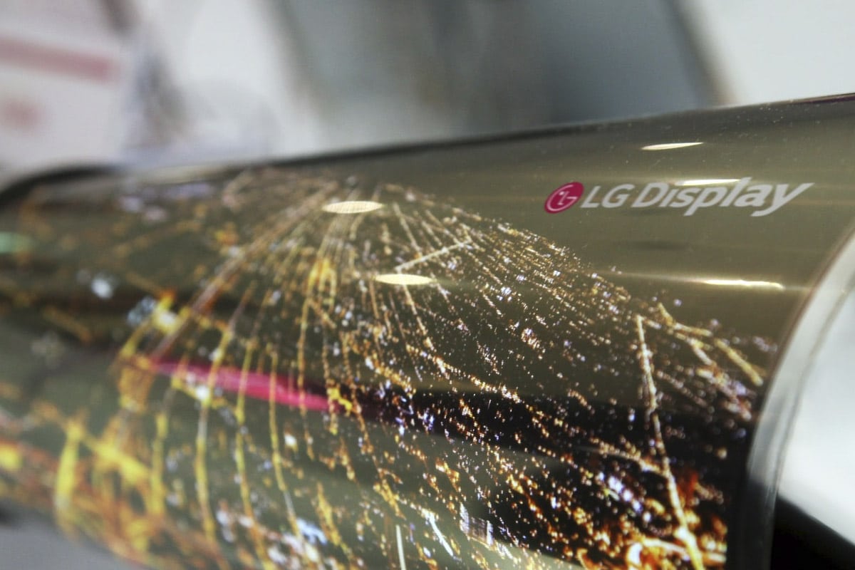 imagem com destaque nos dizeres LG Display