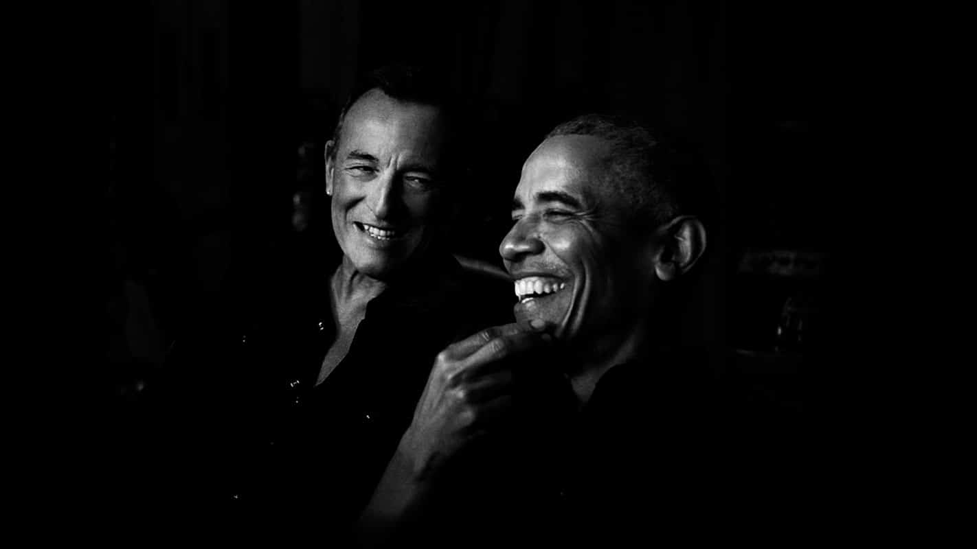 Spotify lança Renegades: Born in USA - Podcast exclusivo de Barack Obama com Bruce Springsteen. Divulgação: Spotify