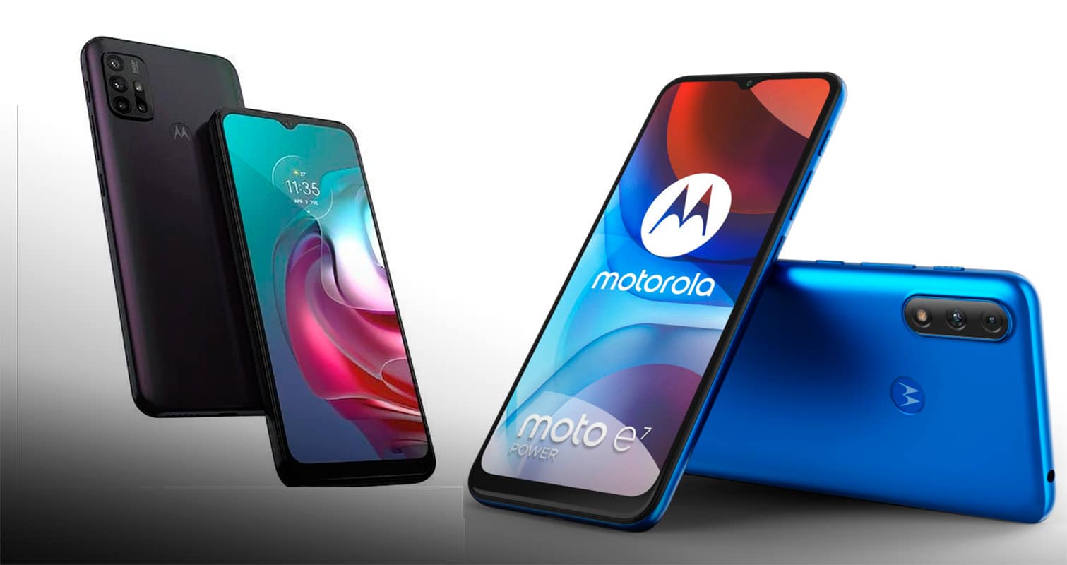 Vazam novas imagens dos Motorola Moto G30 e Moto E7 Power. Reprodução: Winfuture