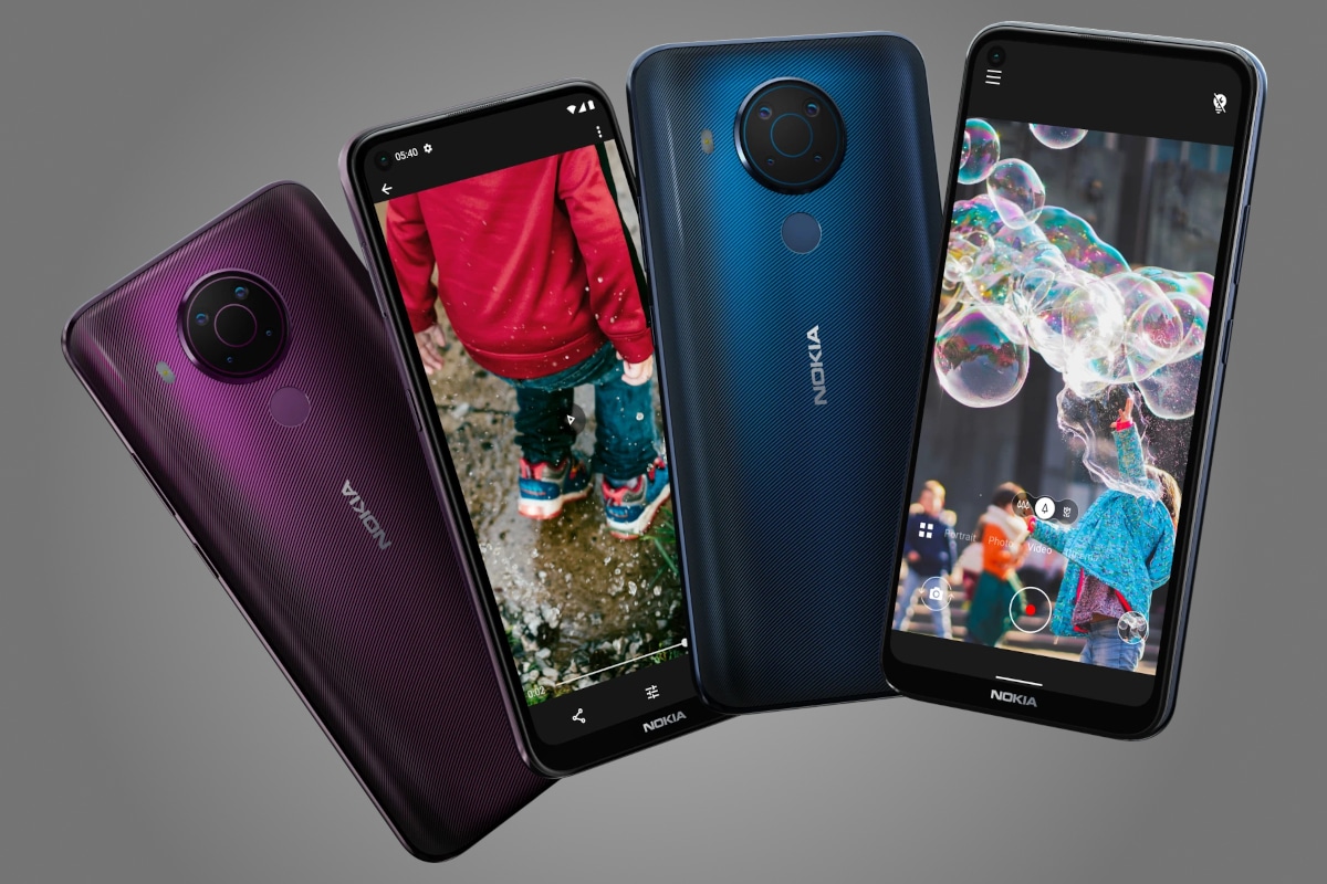 Imagem do Nokia 5.4 que chegou aos EUA