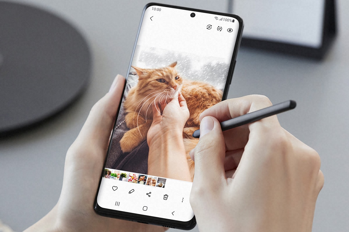 tela do Galaxy S21 Ultra