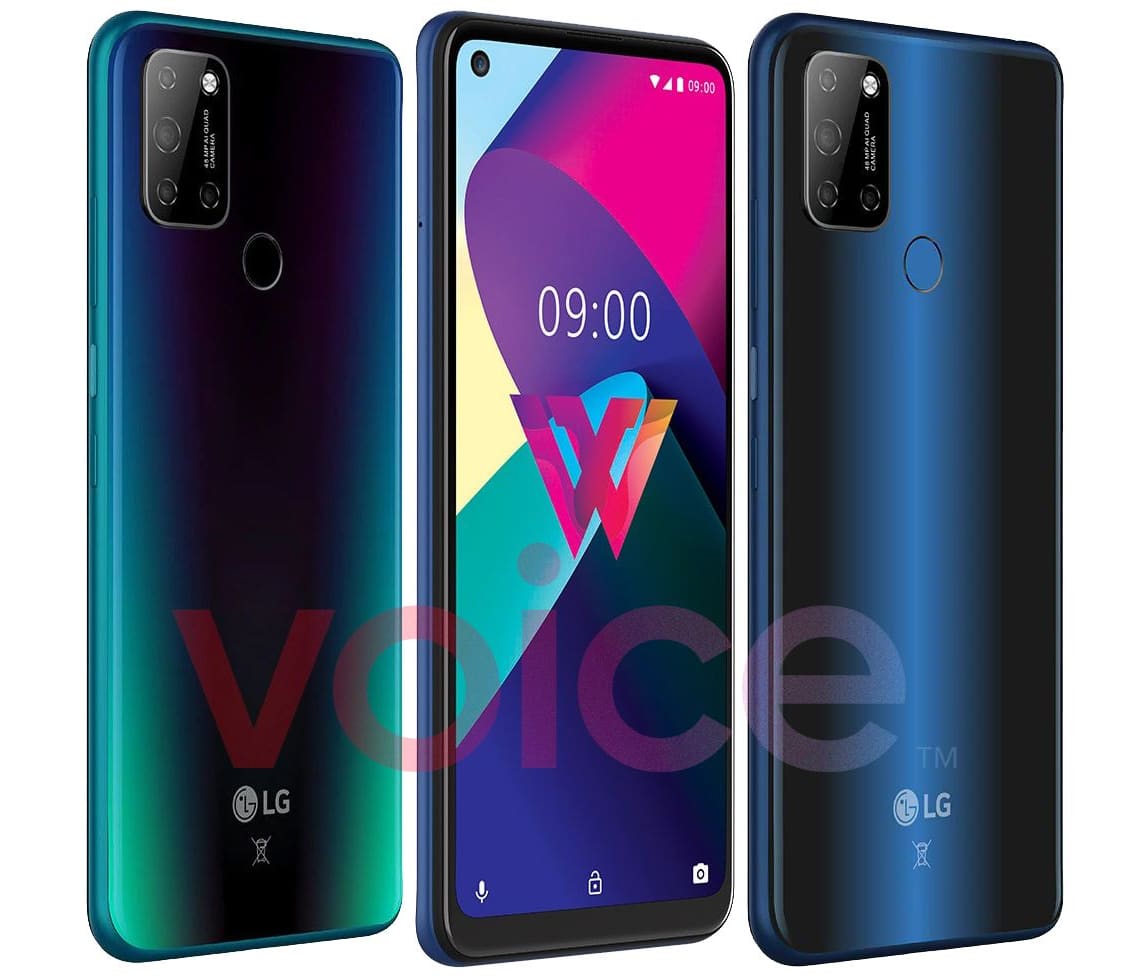 LG W41 surge em imagens renderizadas. Vazamento indica que o aparelho chegará em breve na Índia. Reprodução: Voice