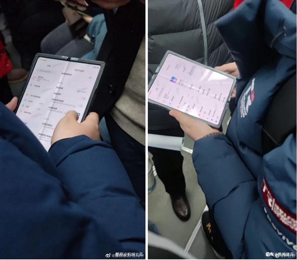 Modelo dobrável, não lançado pela Xiaomi, foi flagrado no metrô da China e viralizou nas redes sociais