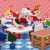 Hello Kitty e outros personagens Sanrio no jogo Animal Crossing Pocket Camp