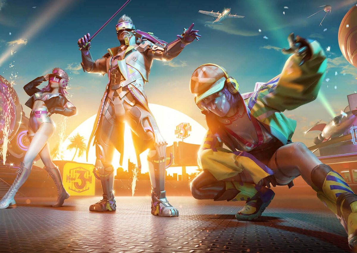 Alguns personagens de PUBG mobile