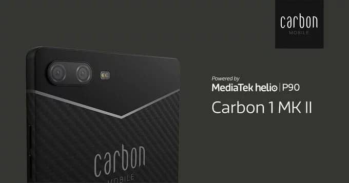Carbon 1 Mark II, o primeiro celular feito em fibra de carbono do mundo
