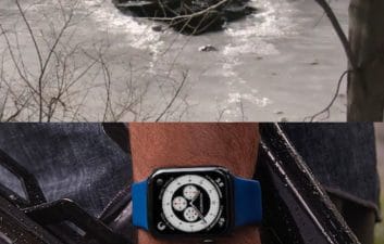 Homem cai no lago congelado e é salvo por seu Apple Watch