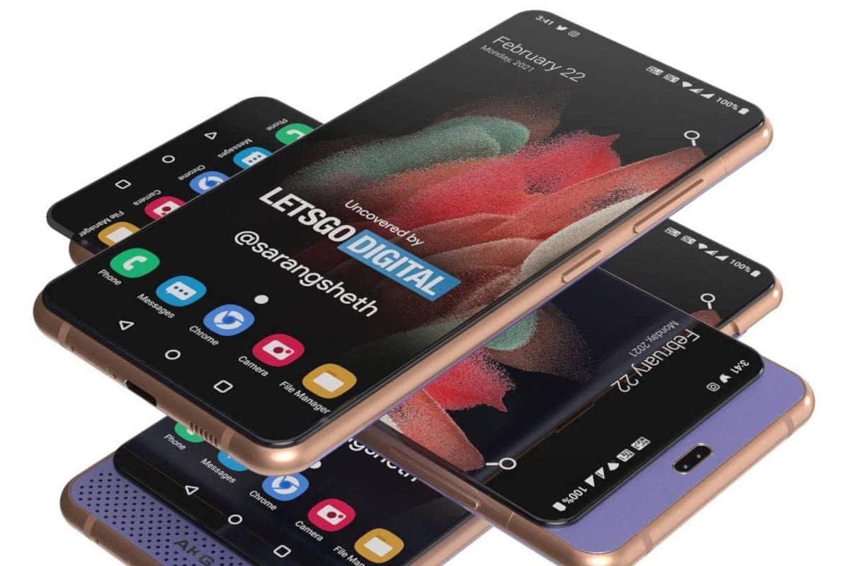 Imagens renderizadas do Samsung Galaxy A82