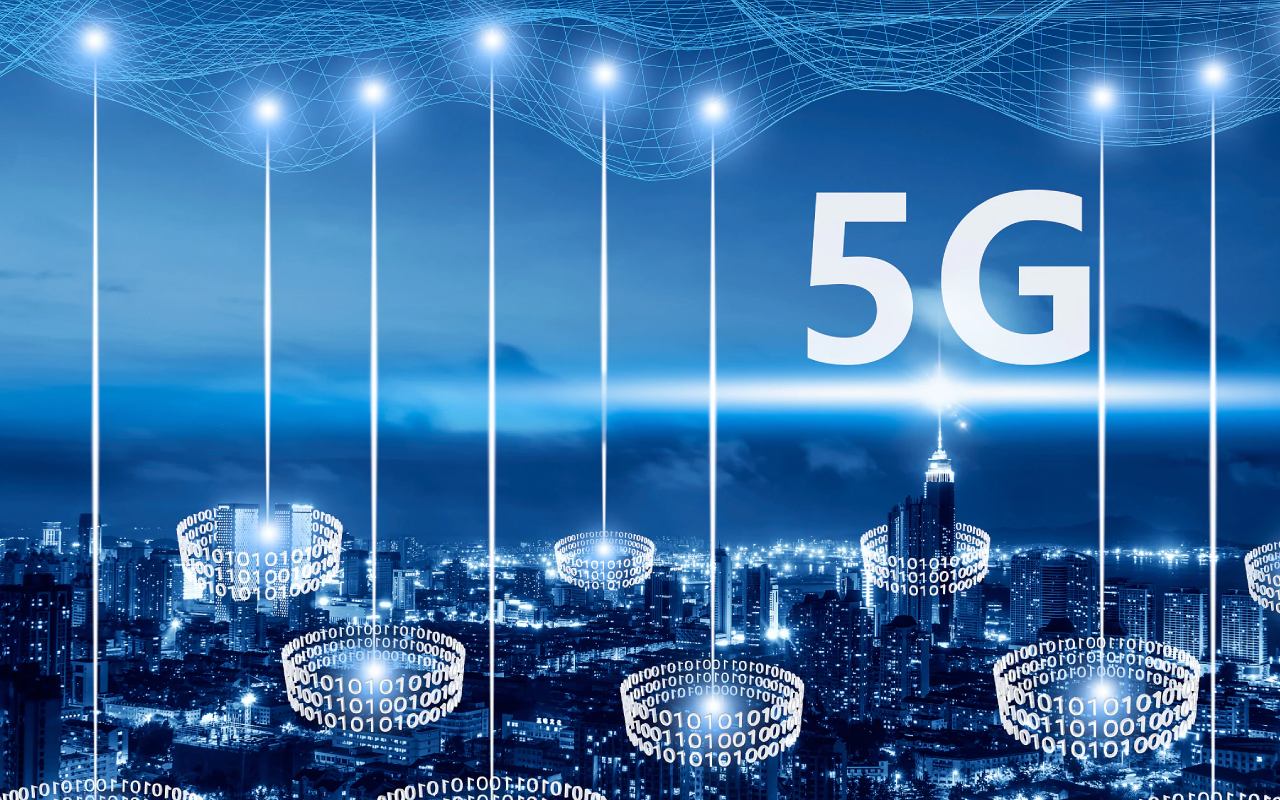 ilustração do 5G e sua rede de conectividade