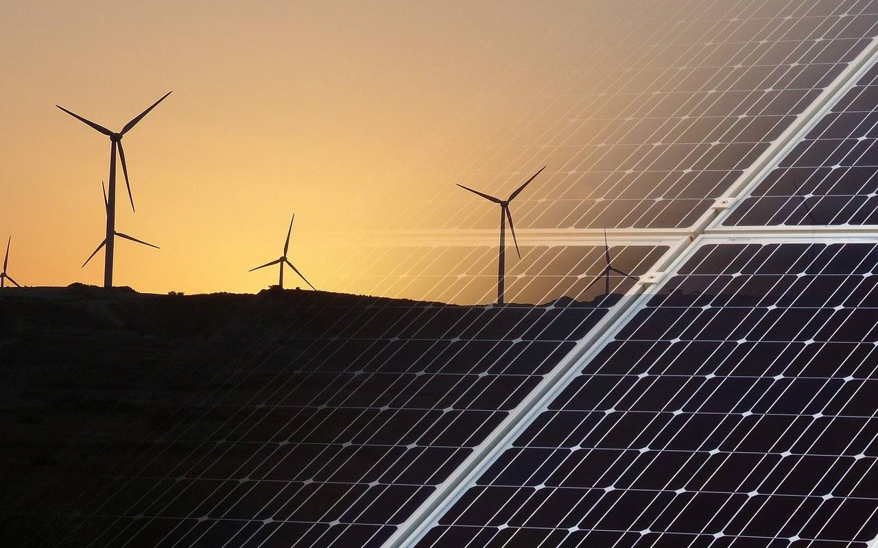 bases de energia renovável eólica e solar