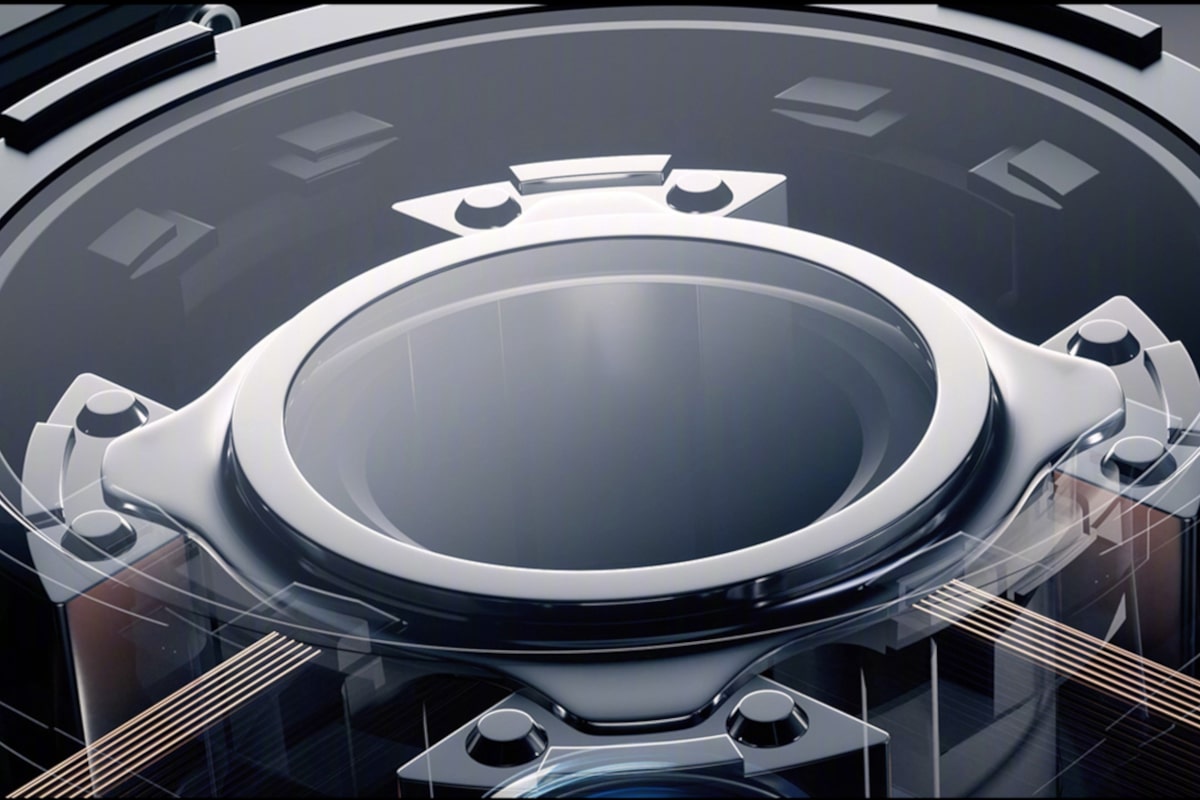 Imagem da tecnologia de lente líquida no novo celular Xiaomi