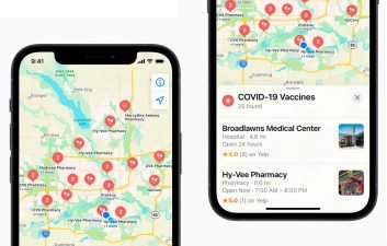 Apple Maps mostra postos de vacinação contra Covid-19 (nos EUA)