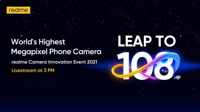 Realme 8 foi confirmado com câmera com 108 megapixels de resolução