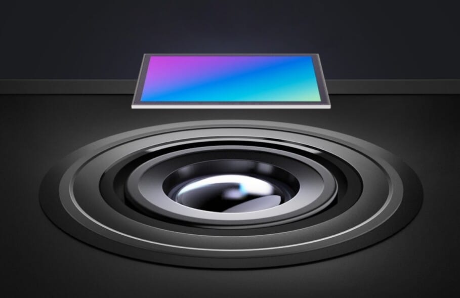 Representação do isocell mostrada pela Samsung durante o lançamento dos sensores pixel de 0,7 mícron