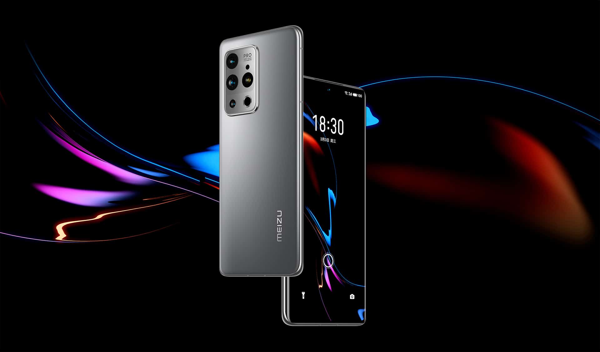 Montagem mostra Meizu 8 Pro lançado na China em frente e verso