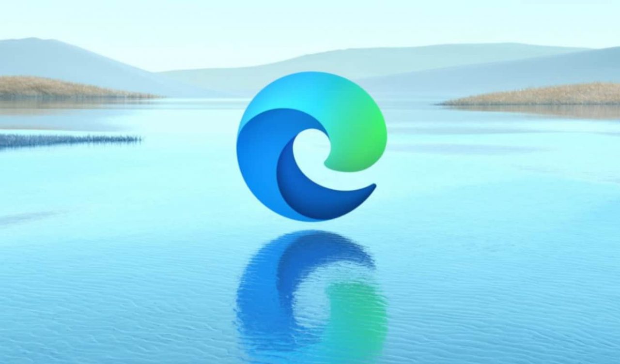 Imagem mostra a logo do navegador Microsoft Edge, que passará a receber atualizações mensais, como o Google Chrome