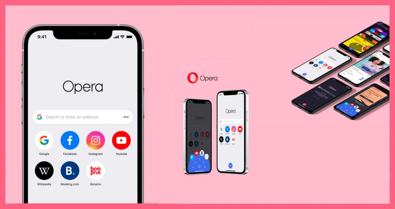 Imagens do Opera para iOS