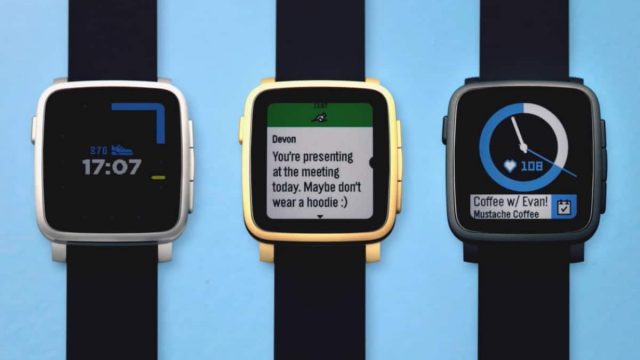 Imagem do smartwatch Pebble