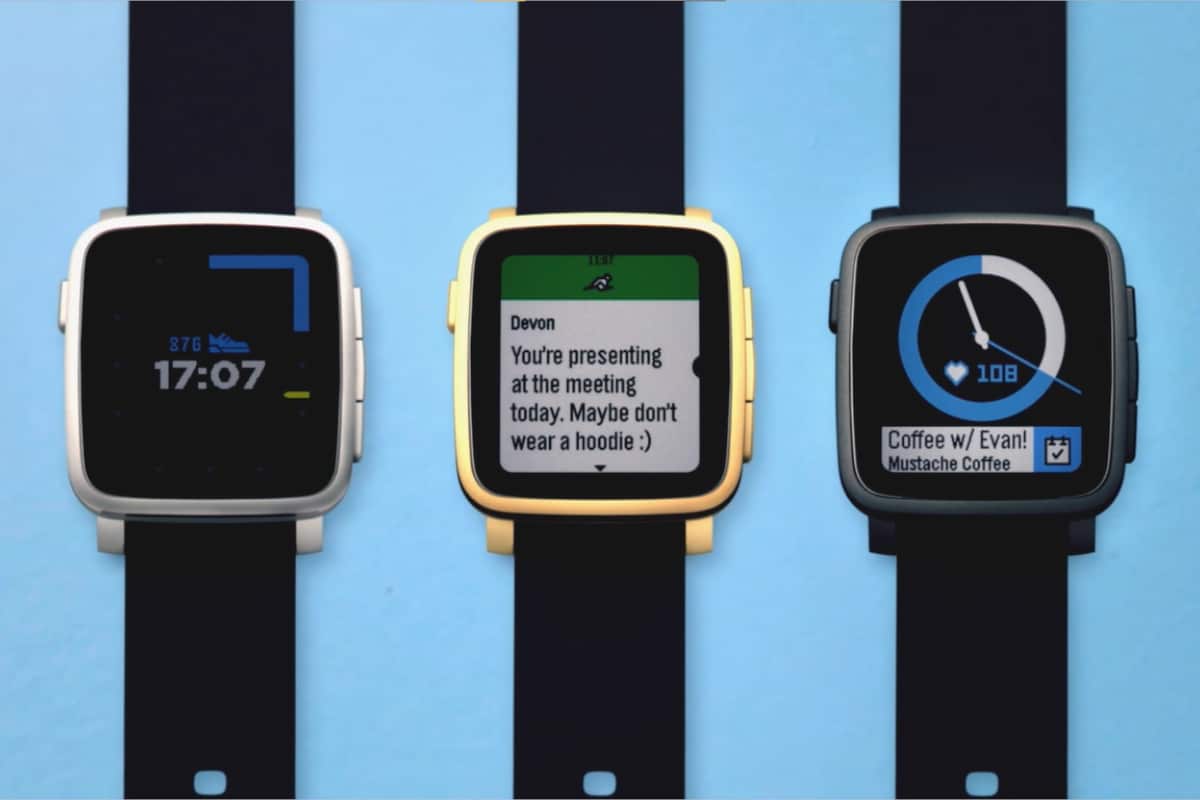 Imagem do smartwatch Pebble