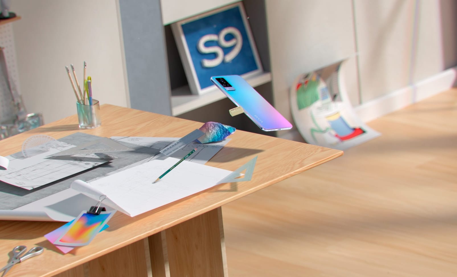 Vivo S9 5G mais fino capa