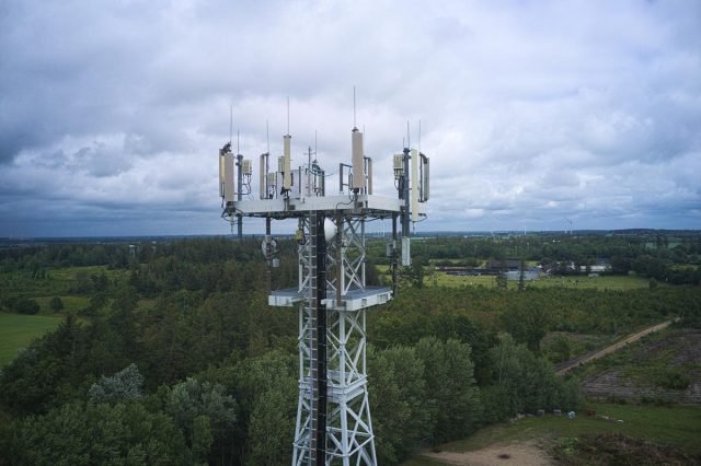 Torre de 5G da Vodafone